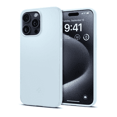 Spigen Apple iPhone 15 Pro Max, Műanyag hátlap védőtok, Thin Fit, világoskék (RS149299)