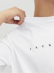 Jack&Jones Férfi póló JJESTAR Relaxed Fit 12234746 White (Méret XXL)
