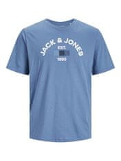 Jack&Jones Férfi szett - póló és rövidnadrág JACTHEO Standard Fit 12258222 Coronet Blue (Méret L)