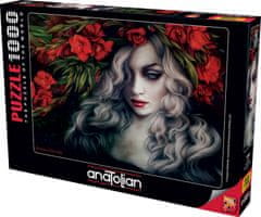 AnaTolian Puzzle Woman in virágok 1000 db