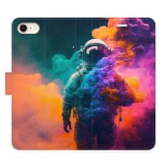 iSaprio Astronaut in Colours 02 flip tok Apple iPhone SE 2020