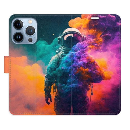 iSaprio Astronaut in Colours 02 flip tok Apple iPhone 13 Pro