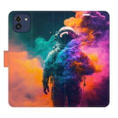 iSaprio Astronaut in Colours 02 flip tok Samsung Galaxy A03