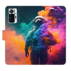 iSaprio Astronaut in Colours 02 flip tok Xiaomi Redmi Note 10 Pro
