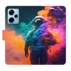 iSaprio Astronaut in Colours 02 flip tok Xiaomi Redmi Note 12 Pro+ 5G
