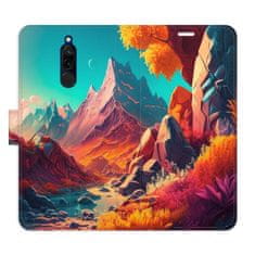 iSaprio Colorful Mountains flip tok Xiaomi Redmi 8