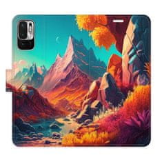 iSaprio Colorful Mountains flip tok Xiaomi Redmi Note 10 5G