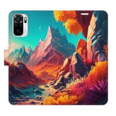 iSaprio Colorful Mountains flip tok Xiaomi Redmi Note 10 / Note 10S