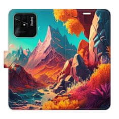 iSaprio Colorful Mountains flip tok Xiaomi Redmi 10C