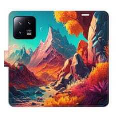 iSaprio Colorful Mountains flip tok Xiaomi 13