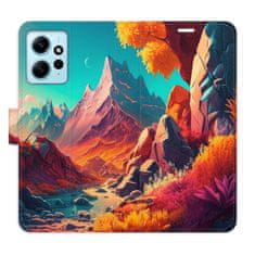 iSaprio Colorful Mountains flip tok Xiaomi Redmi Note 12 5G