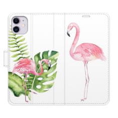 iSaprio Flamingos flip tok Apple iPhone 11