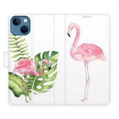 iSaprio Flamingos flip tok Apple iPhone 13