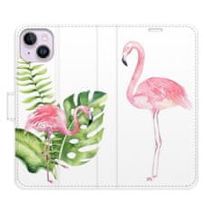 iSaprio Flamingos flip tok Apple iPhone 14 Plus