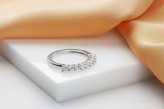 Brilio Silver Bájos aranyozott gyűrű színtiszta cirkónium kövekkel RI063Ya (Kerület 60 mm)