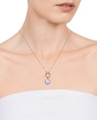 Viceroy Gyengéd aranyozott gyöngy nyaklánc Elegant 13179C100-60