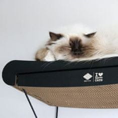 EBI D&D I LOVE HAPPY CATS David Falra szerelhető ívelt karton pihenőhely macskáknak 60x29x24cm