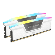 Corsair RAM Vengeance RGB - 64 GB (2 x 32 GB Kit) - DDR5 6000 DIMM CL30 (CMH64GX5M2B6000C30W)
