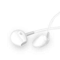 DUDAO In-ear vezetékes mini jack 3,5 mm-es fejhallgató fehér X10S fehér Dudao