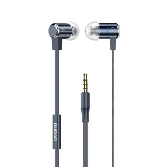 DUDAO In-ear fejhallgató távirányítóval és mikrofonnal 35 mm-es mini jack kék X13S Dudao
