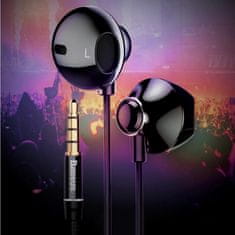 BASEUS Encok H06 in-ear headset távirányítóval ezüst NGH06-0S Baseus