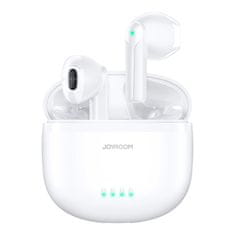 Joyroom TWS vezeték nélküli ENC fejhallgató vízálló IPX4 Bluetooth 5.3 fehér JR-TL11 Joyroom