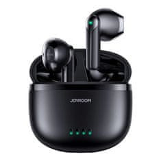 Joyroom TWS vezeték nélküli ENC fejhallgató vízálló IPX4 Bluetooth 5.3 fekete JR-TL11 Joyroom