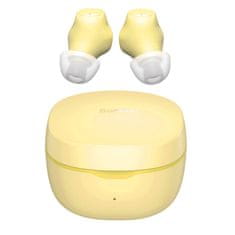 BASEUS Vezeték nélküli Bluetooth 5.3 fülhallgató sárga Baseus Encok WM01 TWS