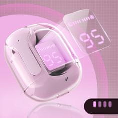 AceFast TWS Bluetooth dokkoló nélküli vezeték nélküli fejhallgató rózsaszín T6 rózsaszín lótusz Acefast