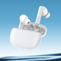 Ugreen Bluetooth vezeték nélküli fülhallgató 5.2 TWS ANC HiTune T3 Active WS106 fehér Ugreen