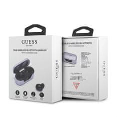 Guess Guess TWS Bluetooth fejhallgató + dokkolóállomás - lila