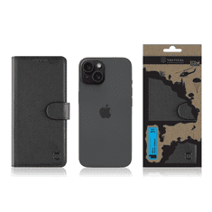 Tactical Field Notes fekete Book / Flip tok Apple iPhone 15 készülékhez (129910)