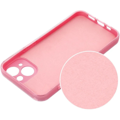 Apple iPhone 13, Szilikon tok, 2 mm vastag, rózsaszín