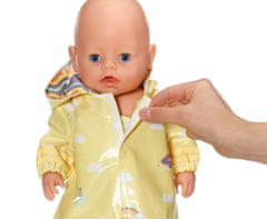 BABY born Deluxe esőkészlet, 43 cm - sárga