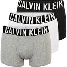 Calvin Klein 3 PACK - férfi boxeralsó Trunk PLUS SIZE NB3839A-MP1 (Méret XXL)