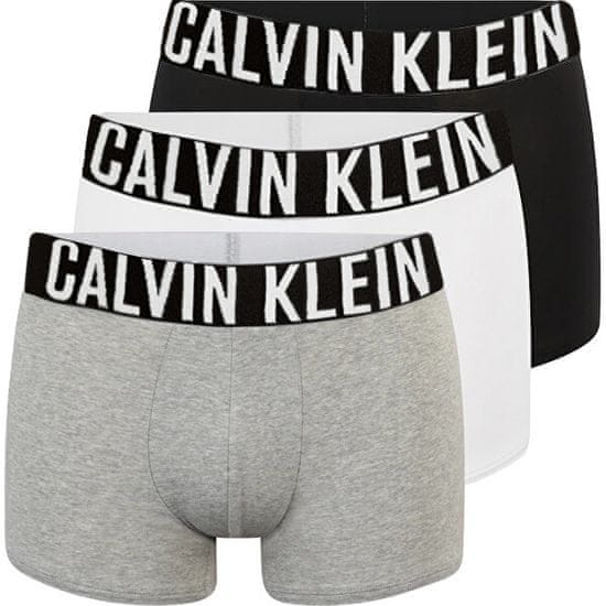 Calvin Klein 3 PACK - férfi boxeralsó Trunk PLUS SIZE NB3839A-MP1