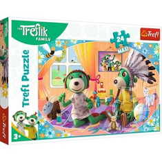 Trefl Treflik: Szórakozzunk együtt – 24 darabos maxi puzzle (14319) (14319)