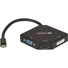 Sandberg Mini DisplayPort > HDMI+DVI+VGA adapter (509-12) (509-12)