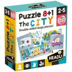 Headu Headu: 8+1 kétoldalas puzzle - Városka (IT20508) (IT20508)