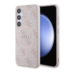 Guess MagSafe tok rózsaszín GUHMS24SG4GFRP Samsung S24 készülékhez (129881)