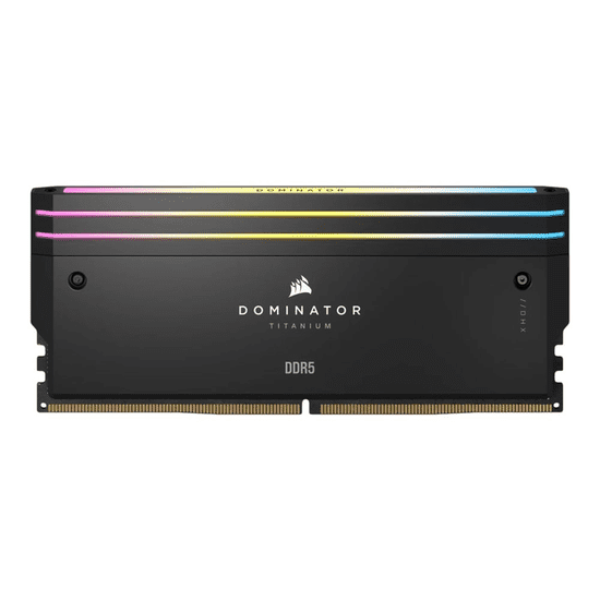 Corsair RAM Dominator Titanium RGB - 48 GB (2 x 24 GB Kit) - DDR5 6000 DIMM CL30 (CMP48GX5M2B6000C30)
