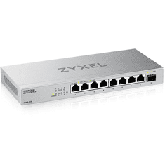 Zyxel XMG-108 Beállítást nem igénylő (unmanaged) 2.5G Ethernet (100/1000/2500) Ezüst (XMG-108-ZZ0101F)