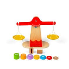 Bigjigs Toys Mérleg kiegyensúlyozó súllyal