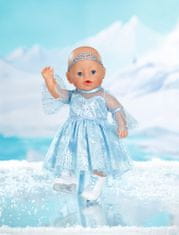BABY born Princess on ice készlet, 43 cm - kék