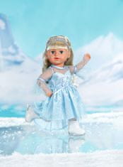 BABY born Princess on ice készlet, 43 cm - kék