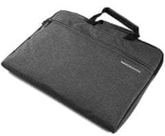 Modecom HIGHFILL táska 11,3" méretű laptopokhoz, 2 zsebbel, fekete színben