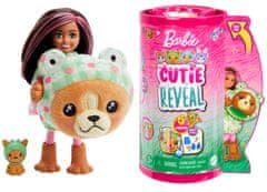 Mattel Barbie Cutie Reveal Chelsea jelmezben - kutya zöld zöld jelmezben HRK27