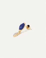PDPAOLA Aranyozott single fülbevaló Lapis Lazuli Vanila PG01-065-U - 1db