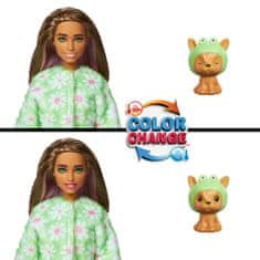 Mattel Barbie Cutie Reveal Barbie jelmezben - kutya zöld béka jelmezben HRK22
