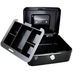 MG Money Box trezor kulcsokra 20x16cm, fekete